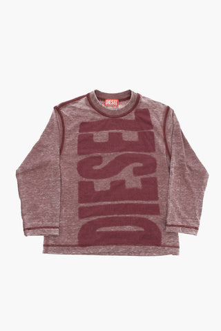 Cotton-Blend Crewneck T-Shirt With Front Logo