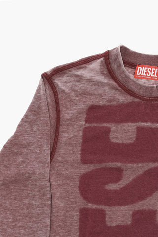 Cotton-Blend Crewneck T-Shirt With Front Logo