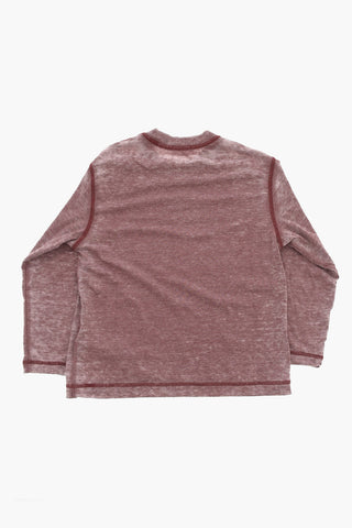 Cotton-Blend Crewneck T-Shirt With Front Logo