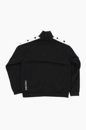 SPORT EDTN. X Cotton Sweatshirt with Contrasting Side Stripes