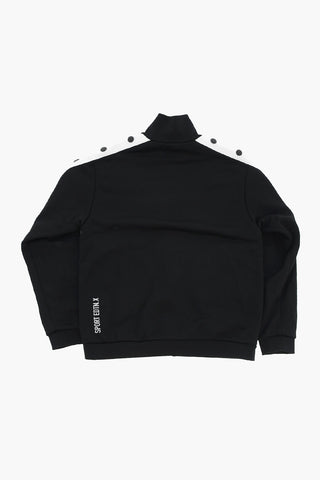 SPORT EDTN. X Cotton Sweatshirt with Contrasting Side Stripes