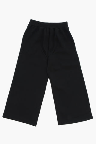 Joggers Svasati in Cotone con Monogram Tono su Tono