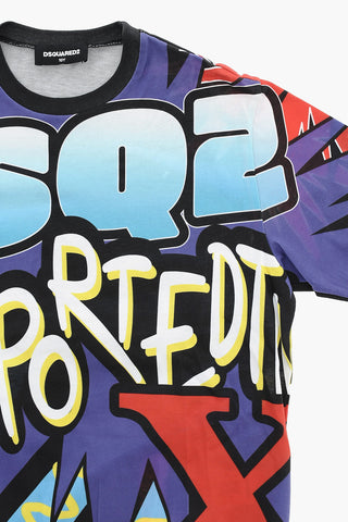SPORT EDTN.X Bedrucktes Baumwoll-T-Shirt mit Rundhalsausschnitt