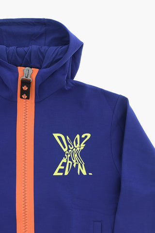 SPORT EDTN Colorblock Sweatshirt with Maxi Front Zip