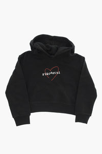 Hoodie Aus Baumwolle Mit Geprägtem Logo