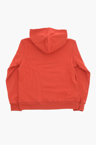 Cotton Hoodie with Contrasting Print