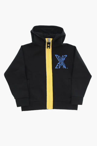 SPORT EDTN. Technical Fabric Hoodie with Maxi Front Zip