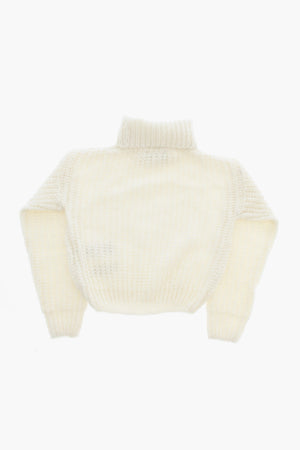 Maglia a Collo Alto a Tinta Unita