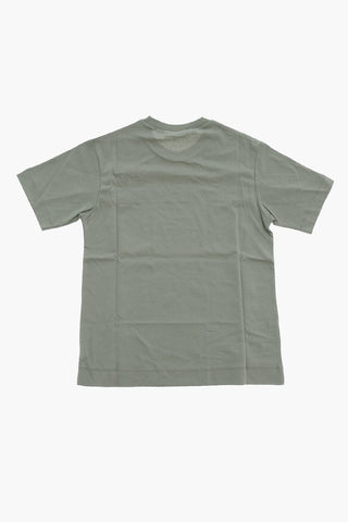 Crewneck T-Shirt With Appliqué Logo