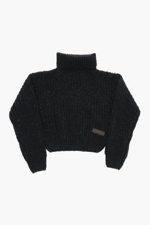 Rollkragenpullover aus Wollmischung