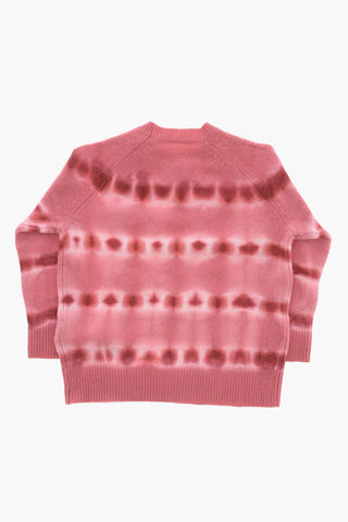 Maglia Girocollo in Lana Motivo Tie Dye