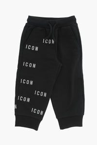 ICON Cotton Joggers With Rhinestone Monogram