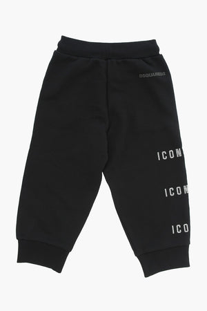 ICON Cotton Joggers With Rhinestone Monogram