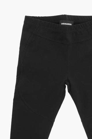 ICON Leggings in Cotone a Tinta Unita