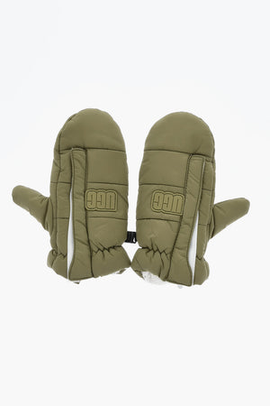 Guanti Mitten Trapuntati con Interno in Ecopelliccia