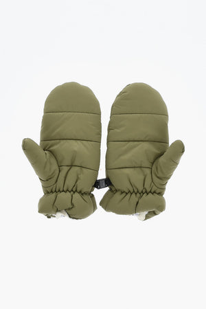 Guanti Mitten Trapuntati con Interno in Ecopelliccia