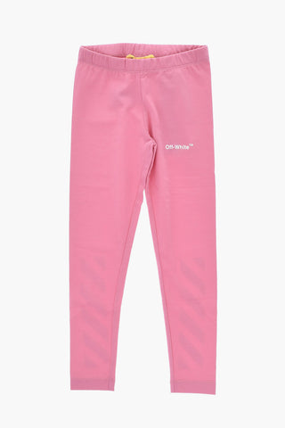 Cotton Leggings With Elastic Waistband