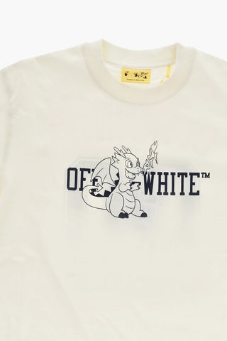 T-shirt Giroocollo CHARACTERS COLLEGE In Cotone