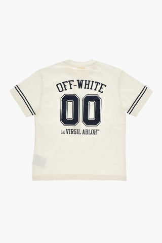 T-shirt Giroocollo CHARACTERS COLLEGE In Cotone
