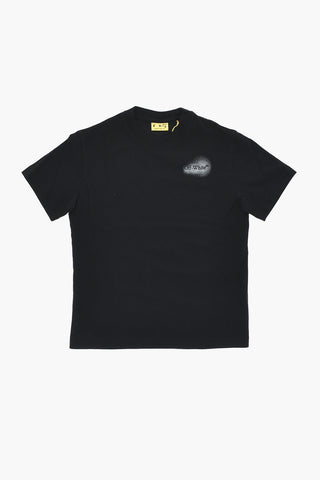 Cotton Jersey Crewneck T-Shirt ARROW SPRAY