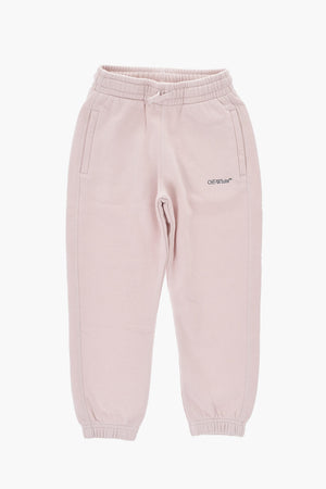 Cotton Joggers BOOKISH with Side Logo Print