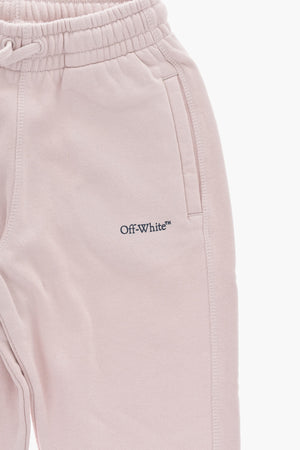 Cotton Joggers BOOKISH with Side Logo Print