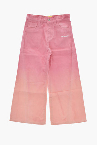 Wide-Leg Jeans HELVETICA Ombre Effect