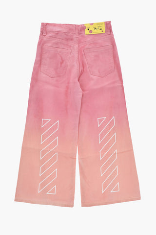 Wide-Leg Jeans HELVETICA Ombre Effect