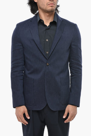 Linen-Blend Unlined Blazer SPORTSWEAR