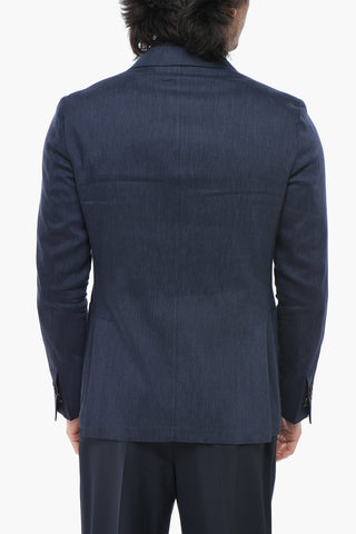 Ungefütterter Blazer SPORTSWEAR aus Leinenmischung