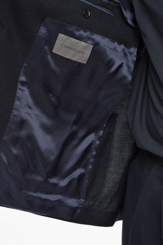 Doppelreihiger Blazer GATE aus Wollmischung mit spitzem Revers