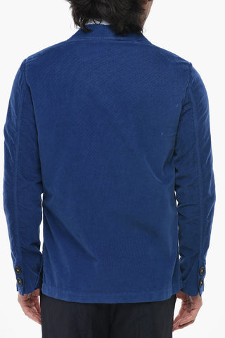 Jacke Aus Geripptem Velours Mit Aufgesetzten Taschen