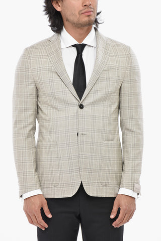 Blazer Sfoderato GATE in Lana Vergine District Check