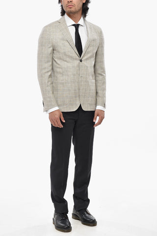 Blazer Sfoderato GATE in Lana Vergine District Check