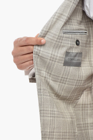 Blazer Sfoderato GATE in Lana Vergine District Check