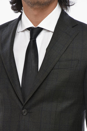 CC COLLECTION Wool-Blend District Check Blazer REFINED