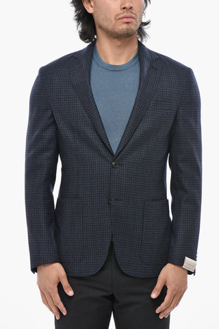 Blazer in Sfoderato WHISPER in Lana Motivo Gingham