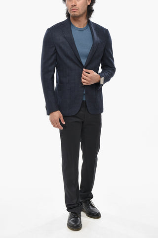Blazer in Sfoderato WHISPER in Lana Motivo Gingham