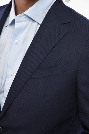 Blazer GATE in Lana Vergine Twill con Tasche a Toppa