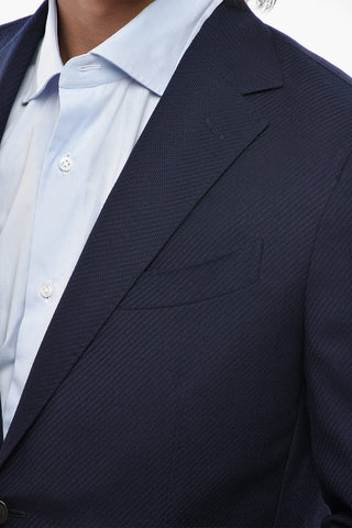 Virgin Wool Twill Blazer GATE With Patch Pockets