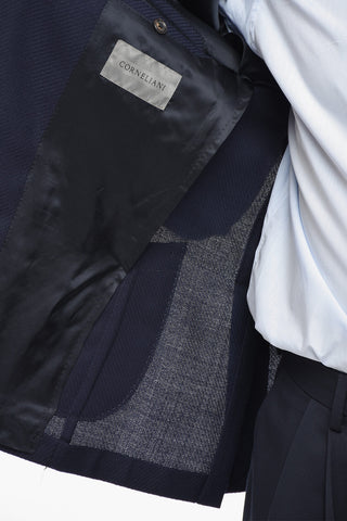 Virgin Wool Twill Blazer GATE With Patch Pockets