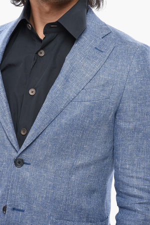 CC COLLECTION Linen-Blend Unlined Blazer REWARD