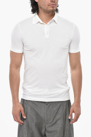 Poloshirt aus Baumwolle in Uni