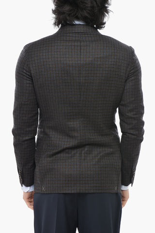 CC COLLECTION Zweireihiger Blazer RETAILORED Mit Gingham-Muster