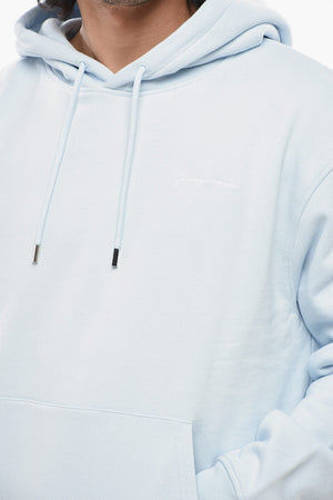 Cotton Hooded Sweatshirt with Patch Pocket