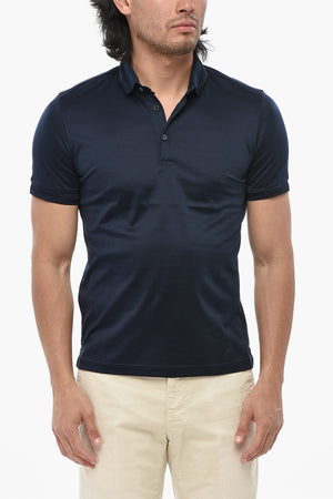 3-Knopf-Poloshirt Aus Baumwolle