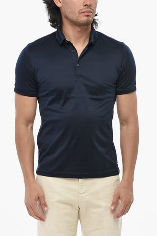 3-Knopf-Poloshirt Aus Baumwolle