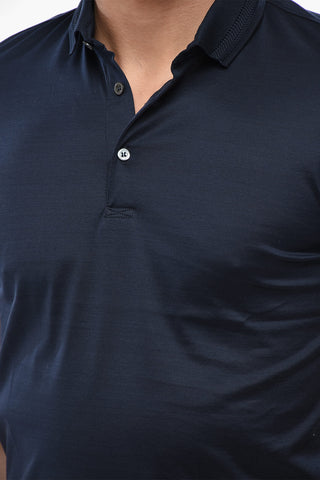 3-Knopf-Poloshirt Aus Baumwolle