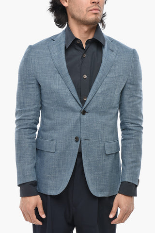 Cotton-Blend Unlined Blazer GATE with Flap Pockets
