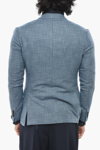 Cotton-Blend Unlined Blazer GATE with Flap Pockets